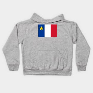 Flag of Acadia Kids Hoodie